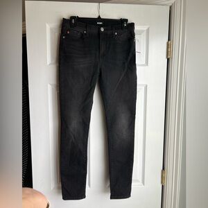 Hudson Jeans Nico Midrise Super Skinny Black Wash size 27 NWT